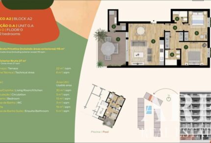 Apartamento 2 habitaciones en venta en Élou, Loures, Lisbon