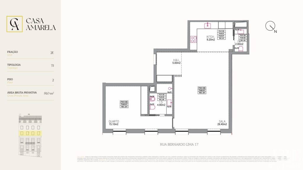 Apartamento 1 habitación en venta en Casa Amarela, Marquês de Pombal, Lisboa &bull; ARE36603