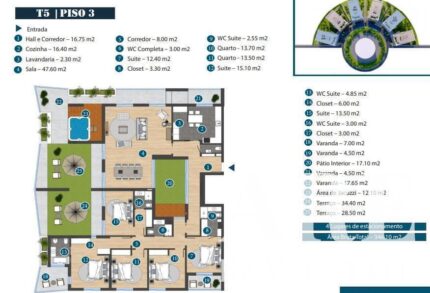 Appartement 5 chambres à vendre à Serra de Carnaxide, Amadora, Lisbon