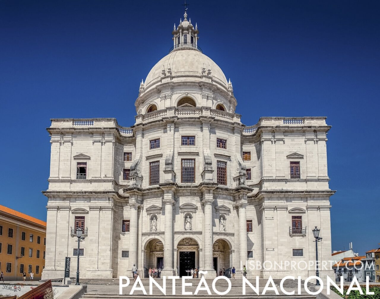 The National Pantheon is a very important landmark in the São Vicente parish of Lisbon. It is located inside the Monastery of Santa Engrácia, and many famous Portuguese people are buried there.