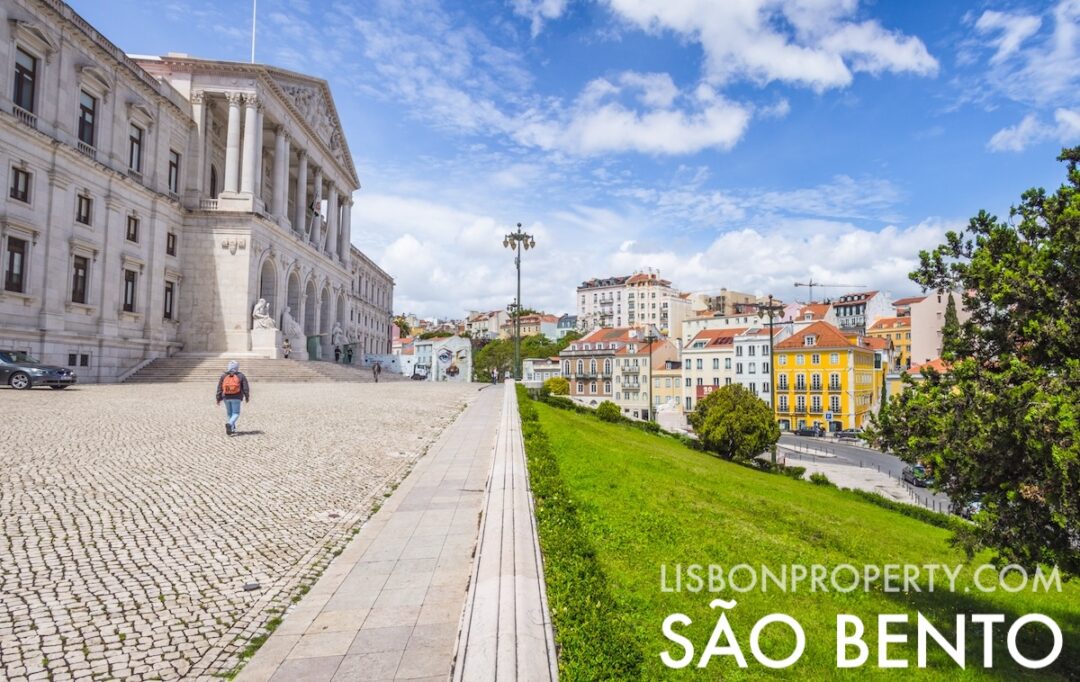 São Bento 10 São Bento is a neighborhood located next to the São Bento Political Palace, which houses the Portuguese Parliament. The area is characterized by its traditional Portuguese architecture and narrow streets. One unique feature is its strong political identity, as the proximity to the political palace reinforces the neighborhood's role in national affairs.