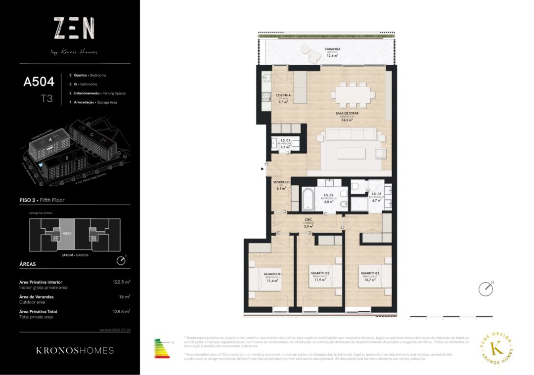 Apartment for sale in Zen, Telheiras, Lisbon - Image 13