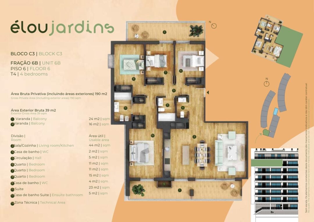 Apartment for sale in Élou Jardins, Loures - Image 12
