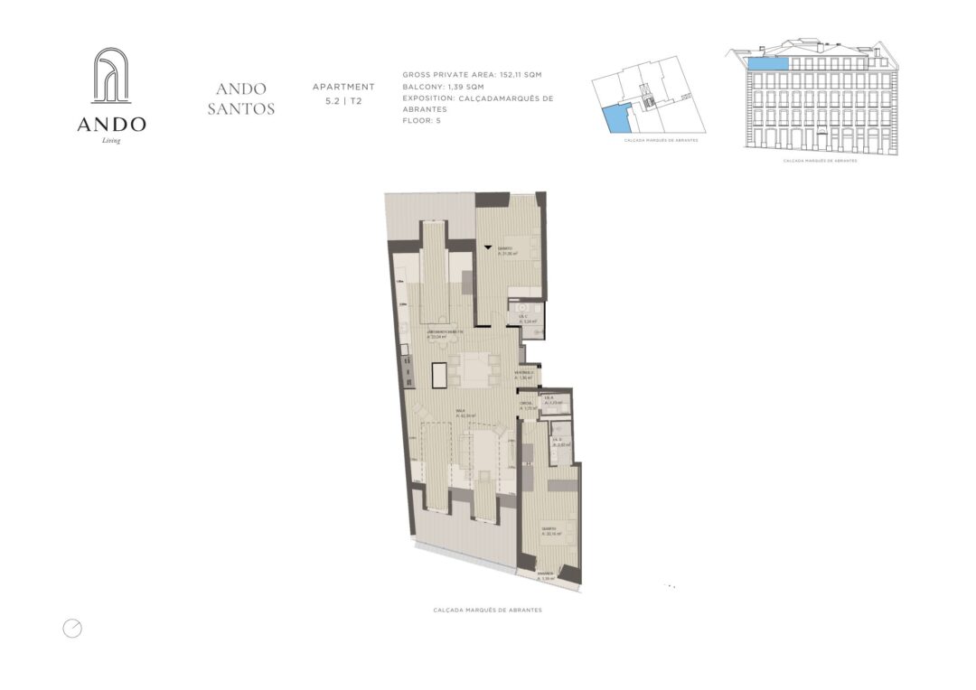 Top Floor Apartment for sale in Ando Living Santos, Santos-o-Velho, Lisbon - Image 3
