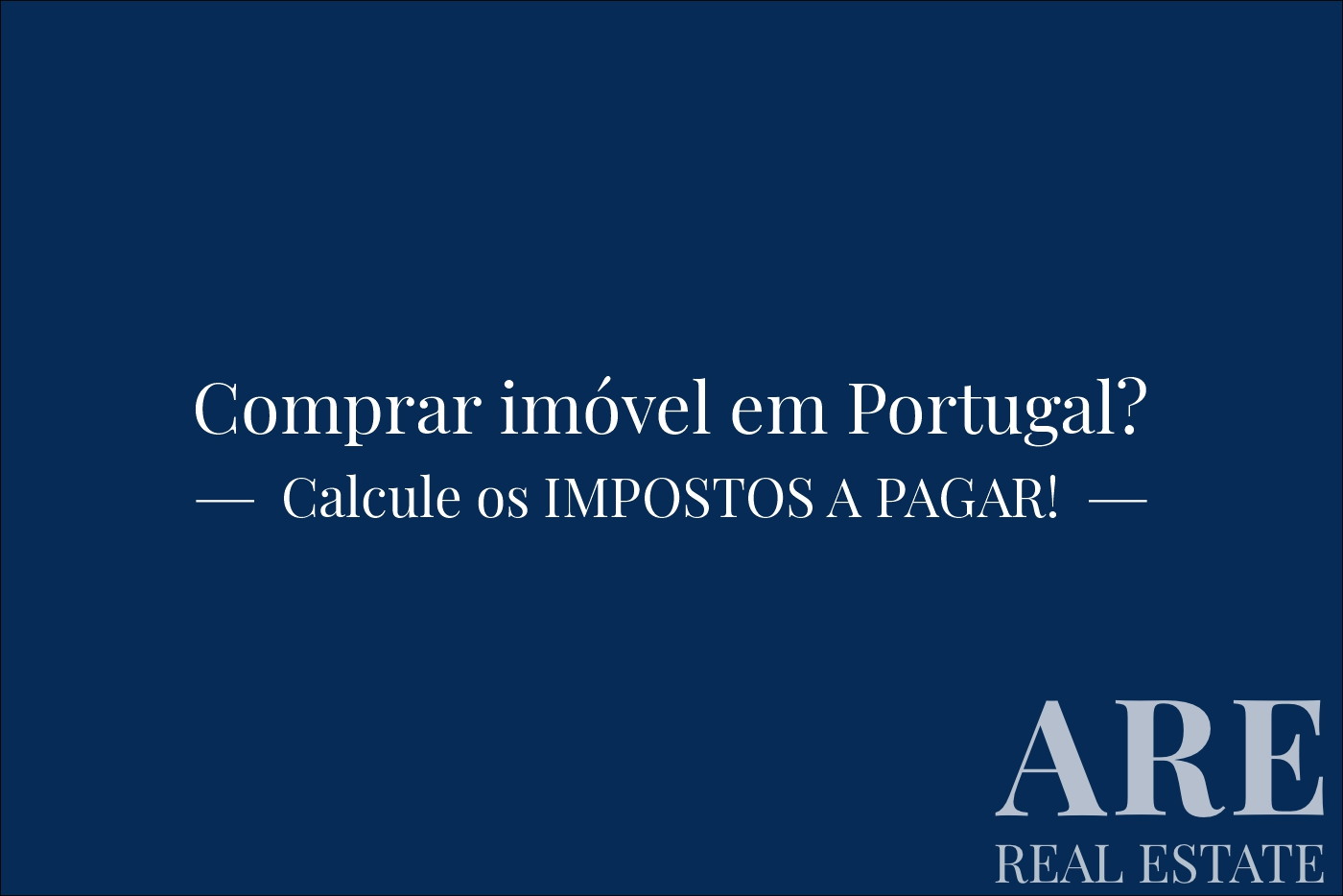 Calculadora de Imposto Imobiliário IMT