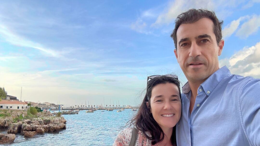 Rute Mascarenhas & José Mora Féria in Cascais, founders of Lisbon Property, the ARE Real Estate website