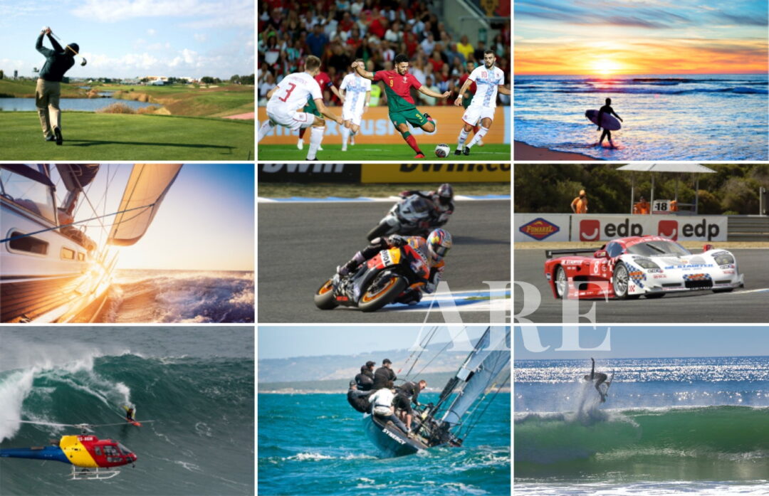 Portugal hosts many sports, from sailing to golf, motorbikes, surfing and nature sports. An extensive coastline, mild climate all year round, good conditions for practicing sports attract athletes from all over the world...