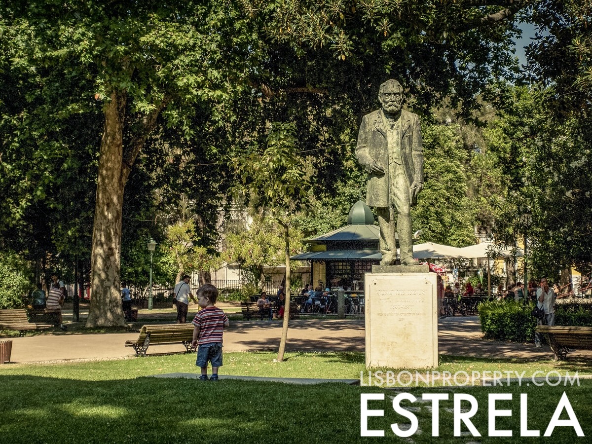 Estrela is a historic and lively neighborhood in Lisbon where you can see beautiful old buildings and quiet, tree-lined streets all in one place. It is home to the impressive Basilica of Estrela and Jardim da Estrela, a lovely garden where people often enjoy relaxing and having picnics. The area is mostly residential, yet it also has small shops, cafes, and fun spots that bring the community together.