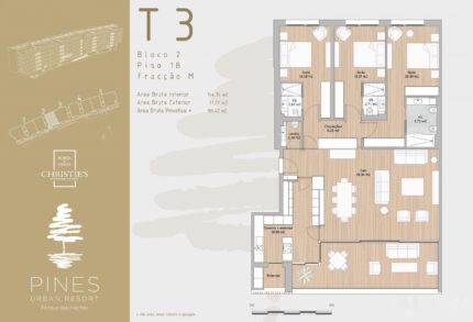 Apartment 3-bedroom for sale in Pines Urban Resort, Parque das Nações, Lisbon